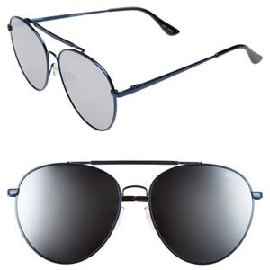Quay Australia Lickety Split Aviator Sunglasses 58